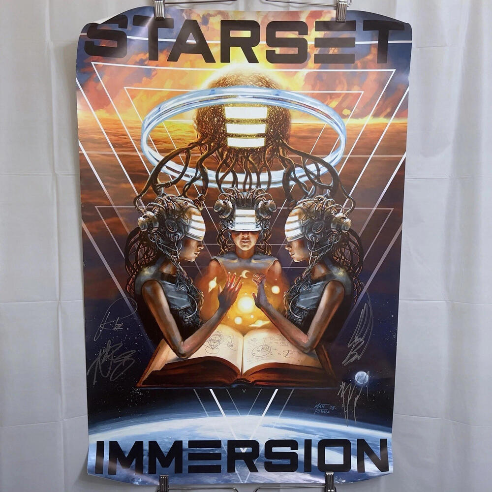 Signed Autographed Starset 2018 Immersion Tour 24" x 36" Poster